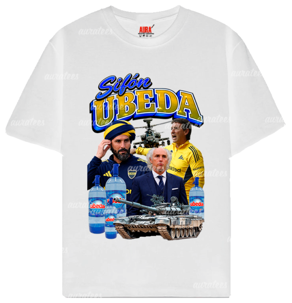 REMERA BLANCA ubeda ma SIFON UBEDA