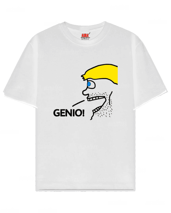 REMERA BLANCA NUEVO GENIO MA GENIO